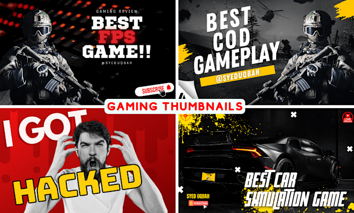 Cover image for Gaming Thumbnails