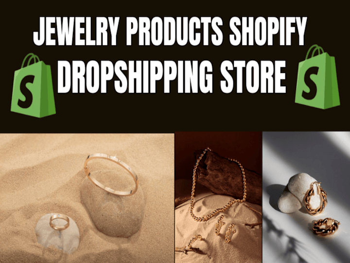 Cover image for Setup jewelry shopify dropshipping store, necklace product store
