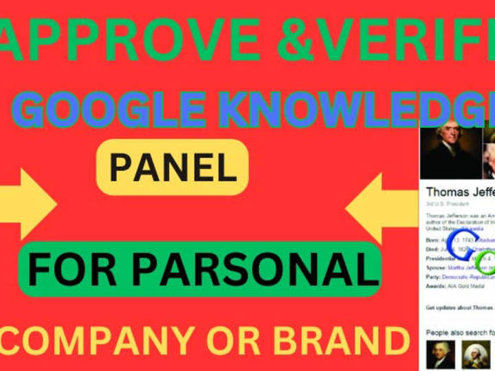 Cover image for I WILL CREATE A VERIFIED GOOGLE KNOWLEDGE PANEL