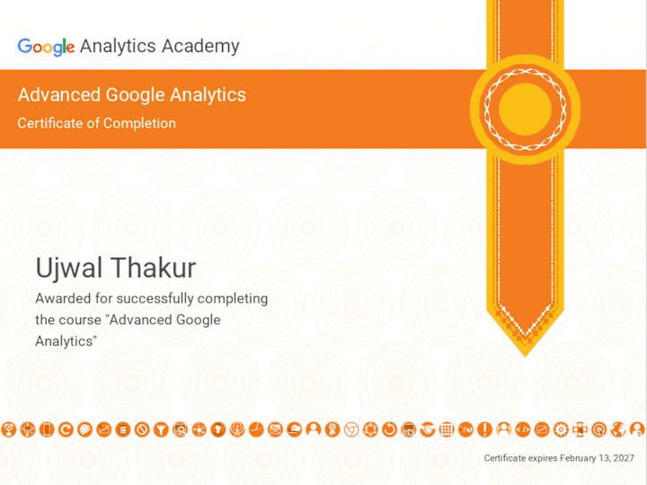 Cover image for Advance Google Analytics 