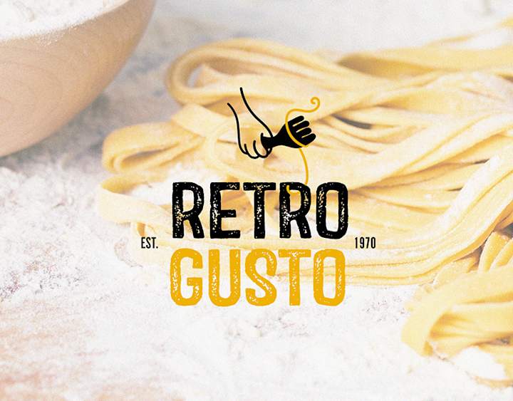 Cover image for BRAND IDENTITY DESIGN | Retro Gusto :: Behance