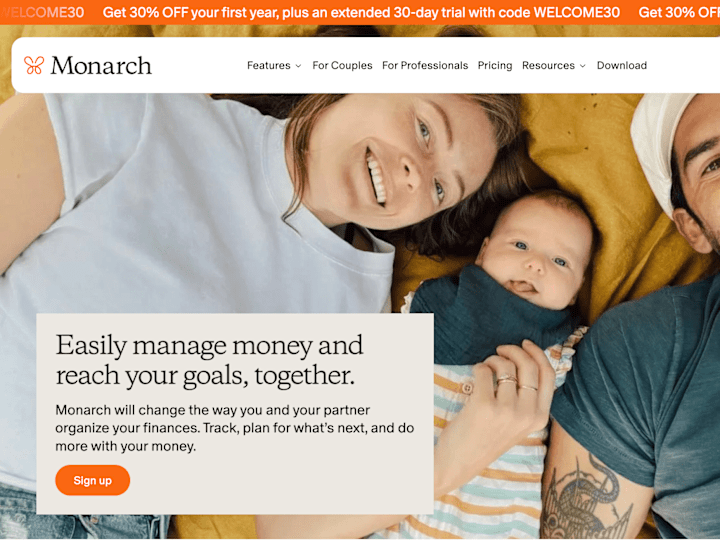 Cover image for Monarch Money // Marketing Site Rebuild