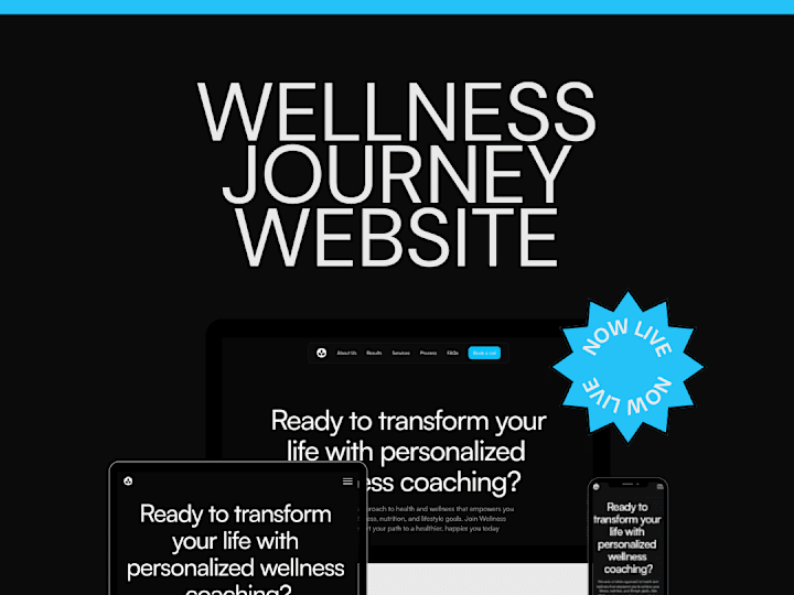 Cover image for Wellness Journey Website