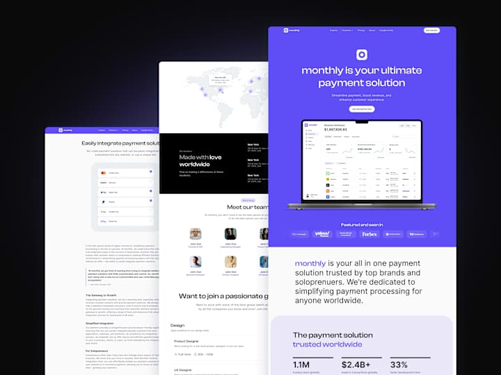 Cover image for monthly - Payment Solutions