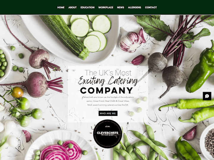 Cover image for INDEPENDENT INNOVATIVE Caterers, Wix Restaurant Website Design