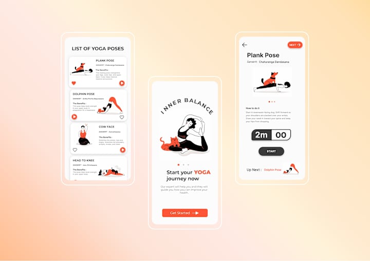 Cover image for Inner Balance – A Minimalist Yoga App