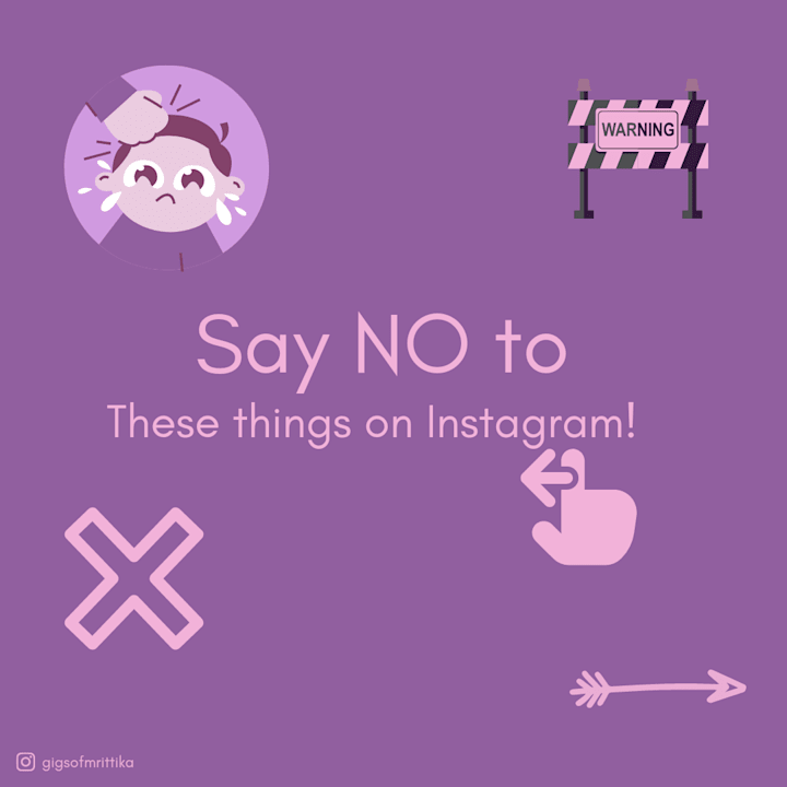 Cover image for Things you should avoid on Instagram