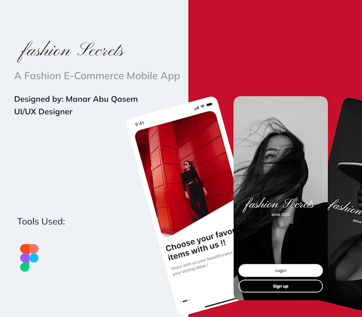 Cover image for Fashion E-commerce Mobile App- UI/UX Design
