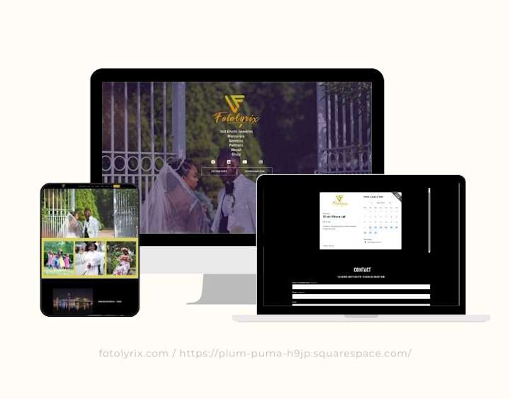 Cover image for 360 Photo Booth & Photography Services Website