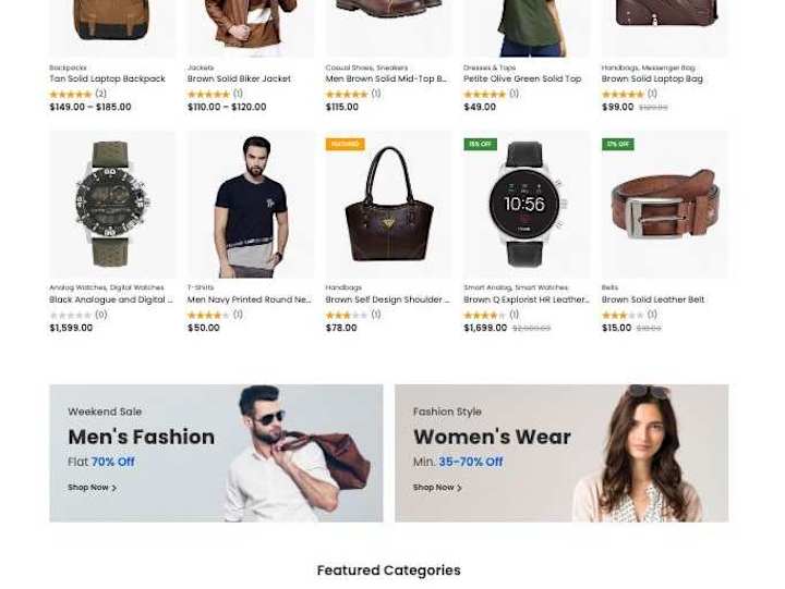 Cover image for Ecommerce website Design 