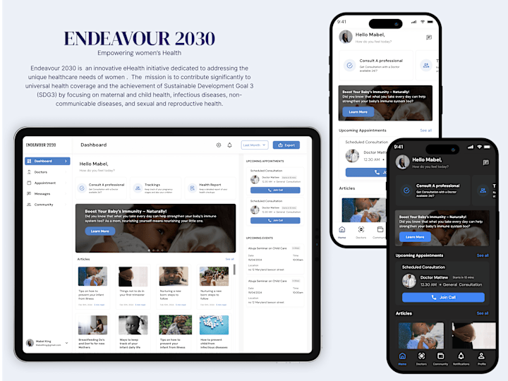 Cover image for WEB AND MOBILE APP DESIGN