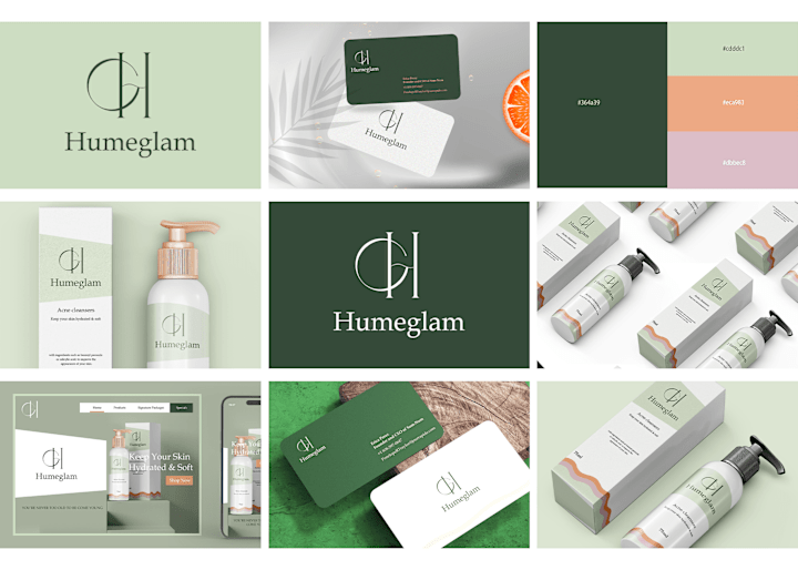 Cover image for Skin Product Logo Branding & Packaging Design (humeglam)
