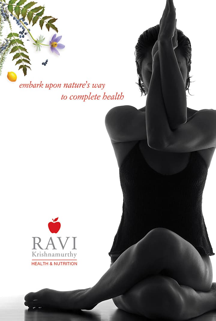 Cover image for Ravi Krishnamurti Health and Nutrition Logo, Brochure