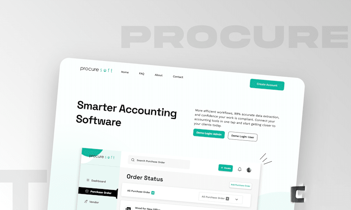 Cover image for Procuresoft Web app :: Behance