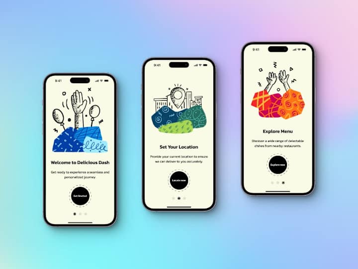 Cover image for Delicious Dash : Food Delivery Application Onboarding Process