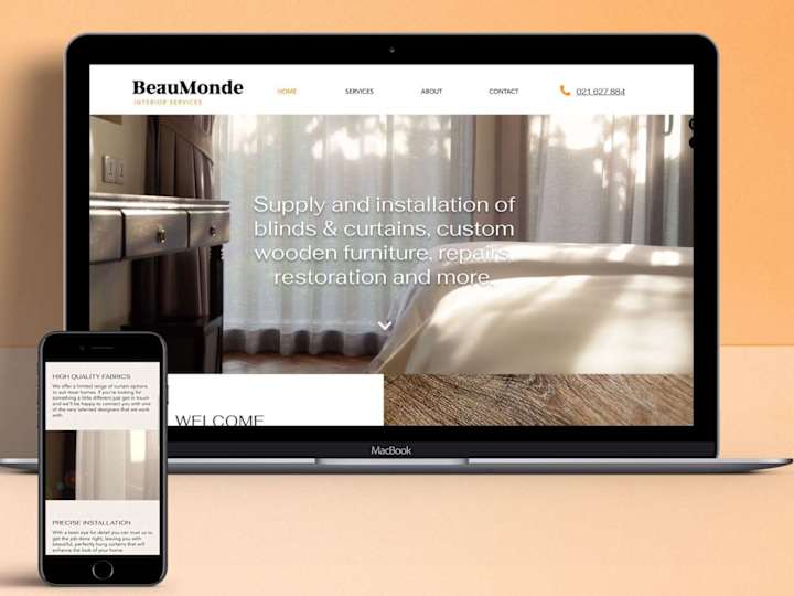 Cover image for Beaumondenz Professional responsive website and branding