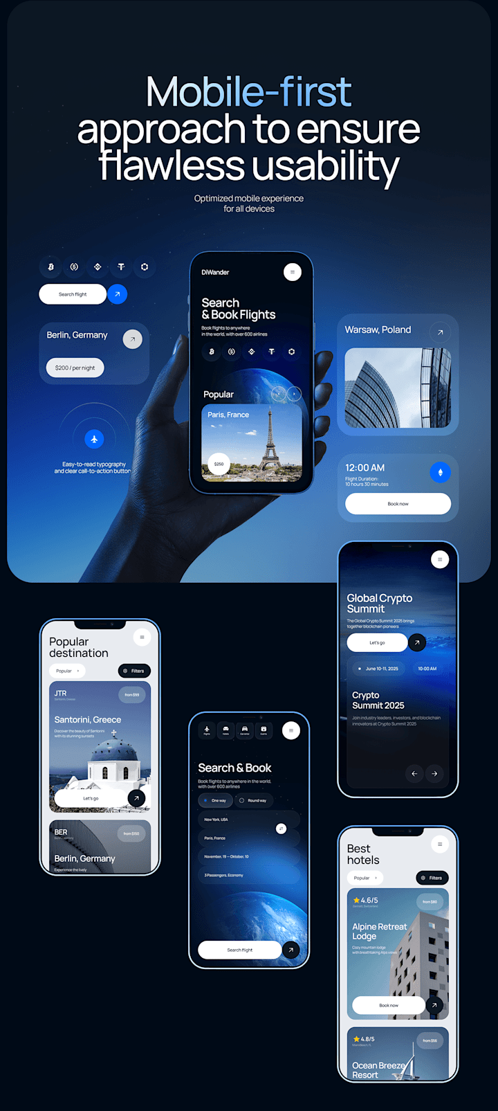 Cover image for Flight & Travel Booking Platform (Web & Mobile UI)