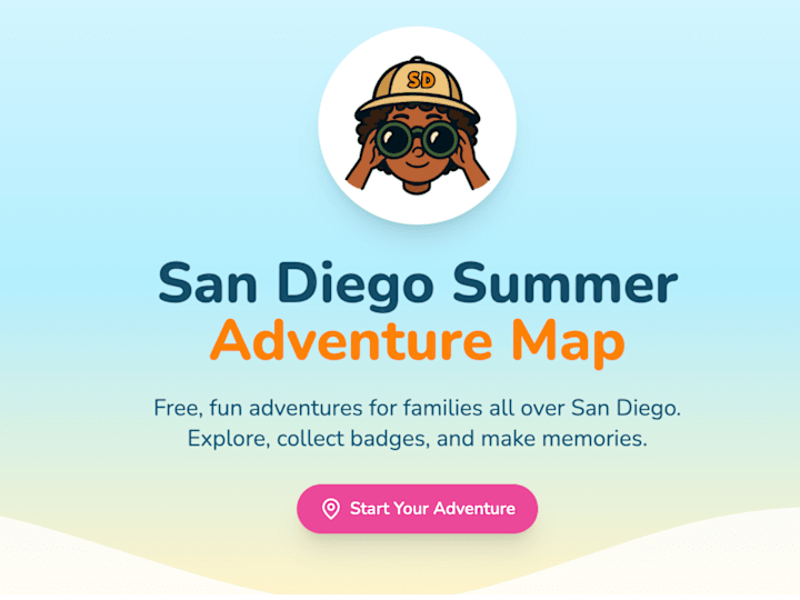 Cover image for San Diego Summer Scavenger Hunt for Kids