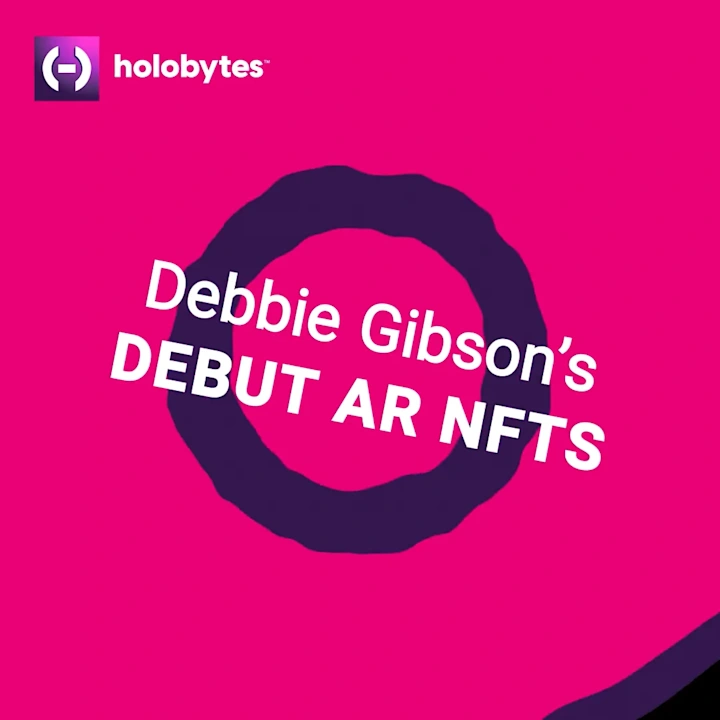 Cover image for Debbie Gibson's AR NFT ad for IG