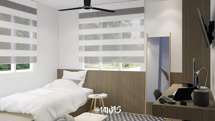 Cover image for 'BEDROOM B |SDA' @Stapok, KCH | Visualization :: Behance