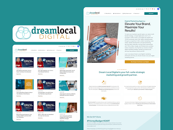 Cover image for Dream Local Digital: Landing Pages and Content Marketing