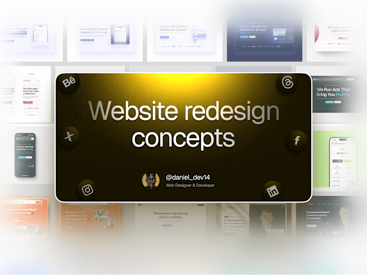 Cover image for Website Redesign Concepts
