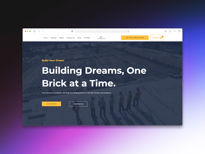 Cover image for WordPress Construction Project
