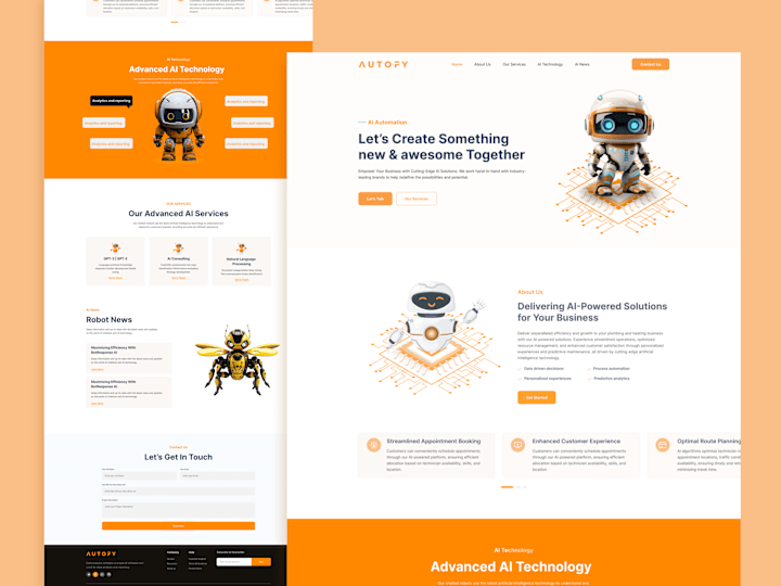 Cover image for AI Automation Website Design 