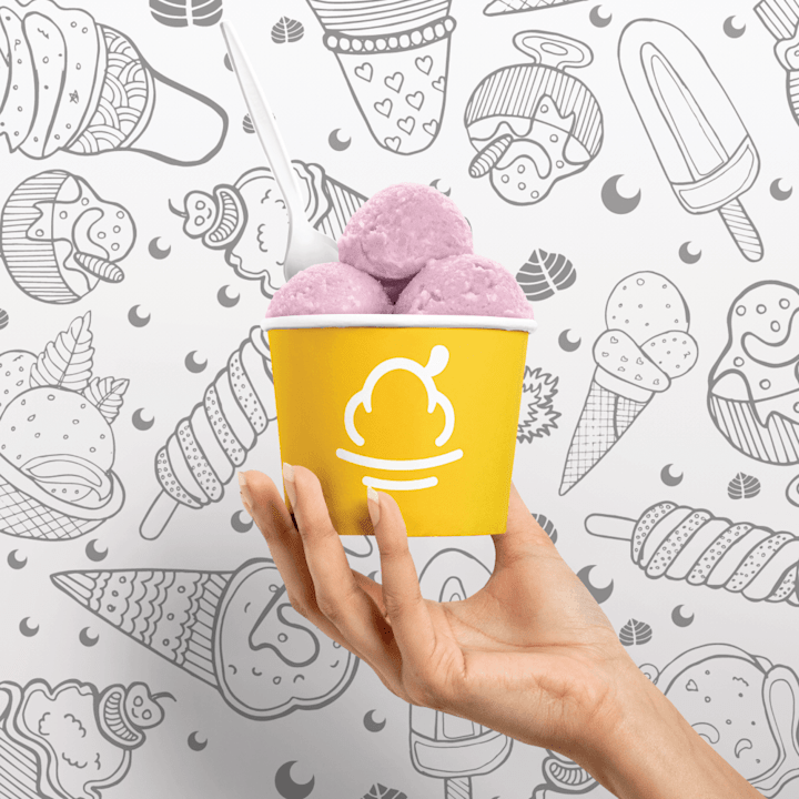 Cover image for Gelatopia ~ IceCream shop :: Behance