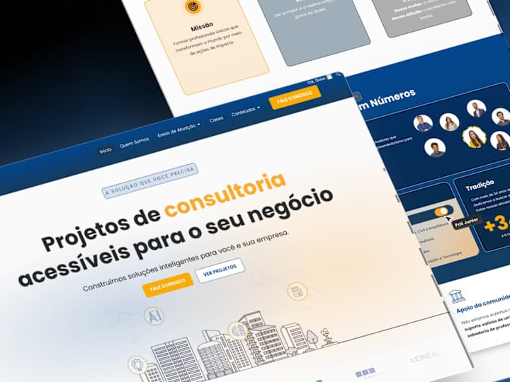 Cover image for Poli Junior: Website for the Brazil's Biggest Junior Enterprise