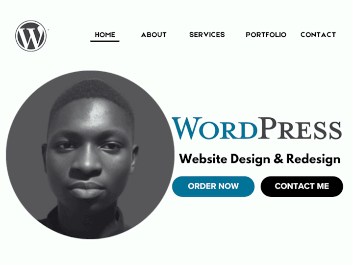 Cover image for wordpress website design wordpress website redesign wp website