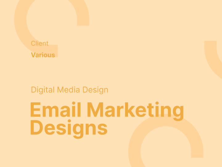 Cover image for Email Marketing Designs