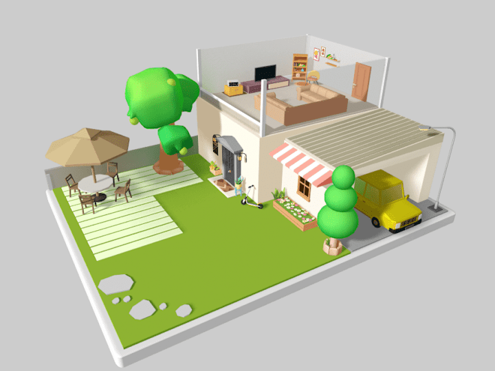 Cover image for 3D | Cartoon House 