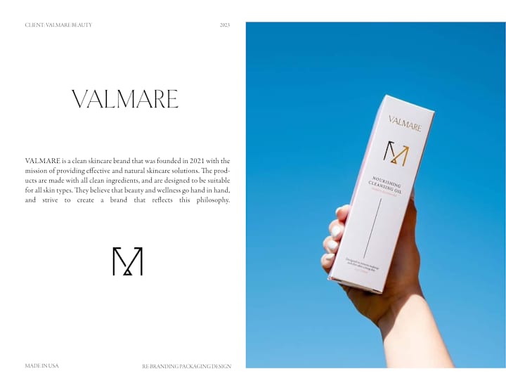 Cover image for VALMARE BEAUTY - REBRANDING PACKAGING DESIGN