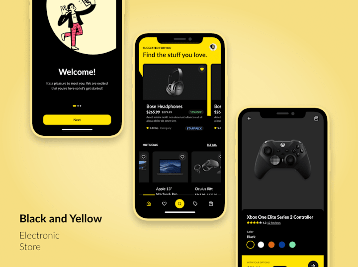 Cover image for BYE Store(Mobile App Design)