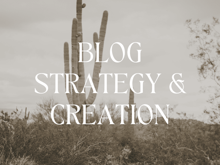 Cover image for Blog Strategy & Creation