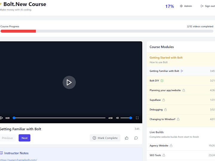 Cover image for Personalized Training Platform 