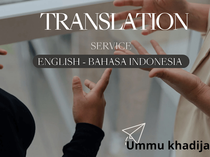Cover image for English to Bahasa indonesia Translation 