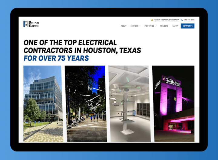 Cover image for Britain Electric: SEO Strategy, Web Design & Webflow Development