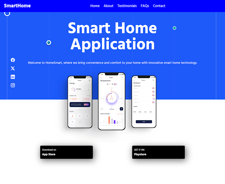 Cover image for SmartHome website