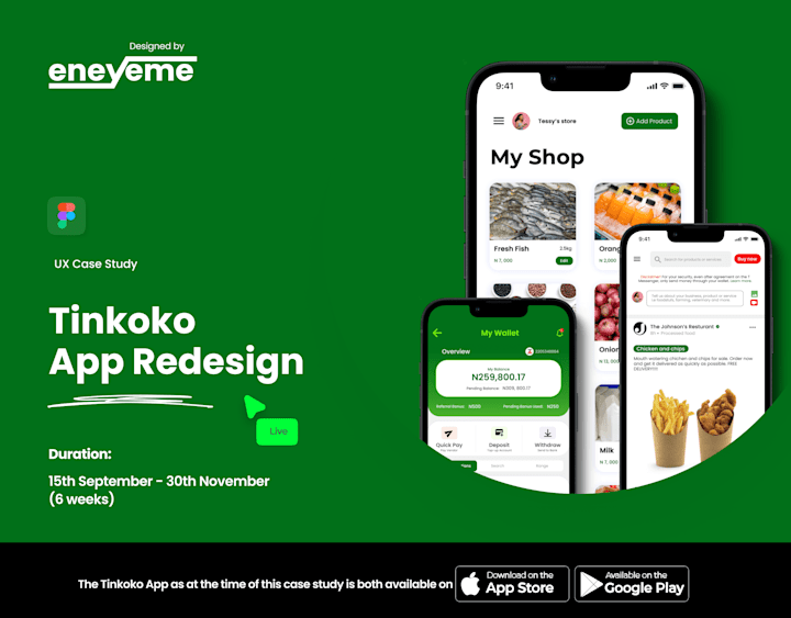 Cover image for TINKOKO APP REDESIGN