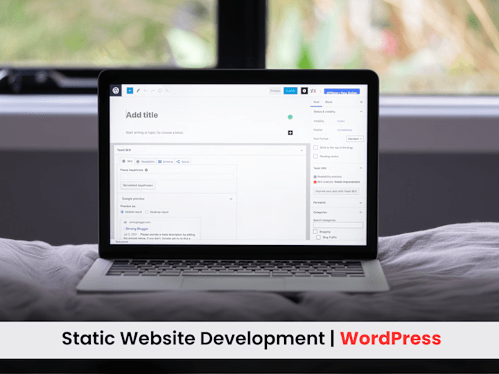 Cover image for Static Website Development - WordPress