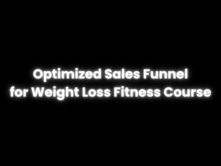 Cover image for Sales Funnel | Increasing Conversion Rates | Fitness & Wellness