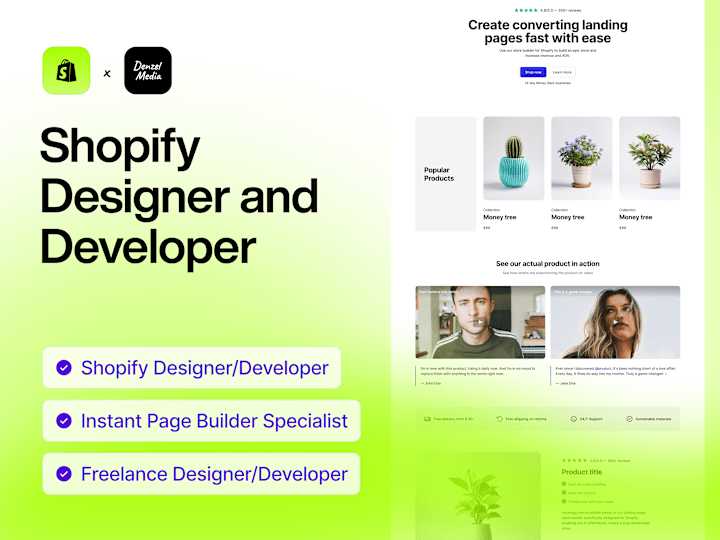 Cover image for 🛍️ Shopify Freelancer