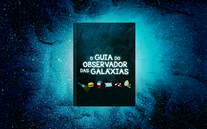 Cover image for Graphic design and booklet: The Observer's Guide to the Galaxies