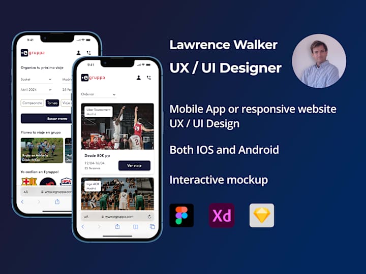 Cover image for I will provide UX and UI design solutions for your mobile app 