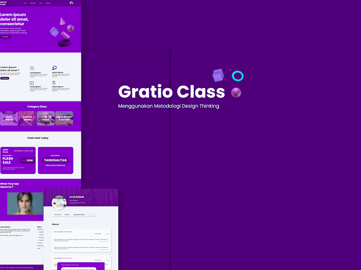 Cover image for Gratio - Design Class Website