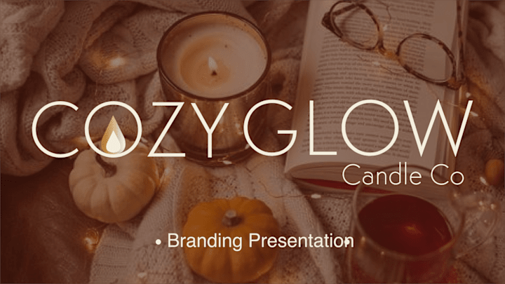 Cover image for Cozy Glow Candle Co Logo & Branding