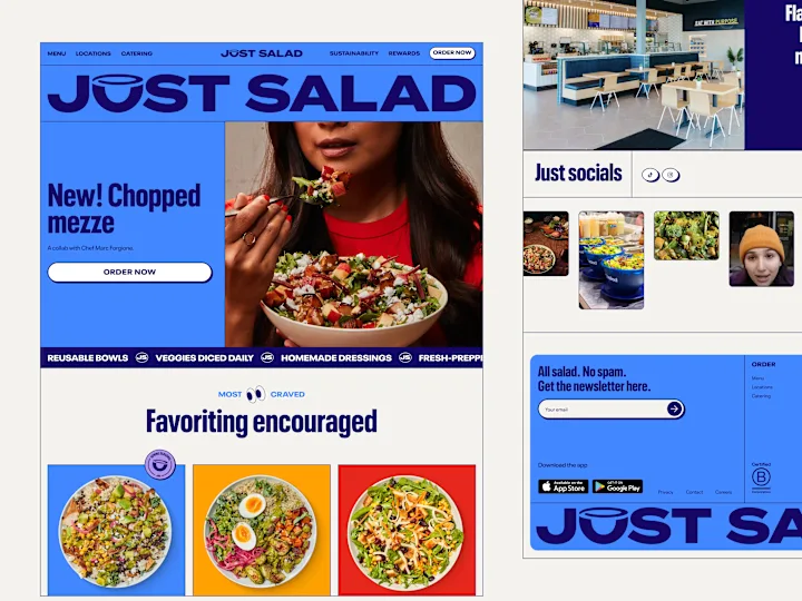 Cover image for Just Salad - Multi-Location Webflow Website