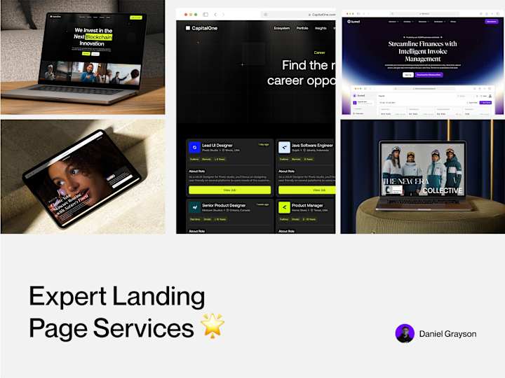 Cover image for Expert Landing Page Design Services